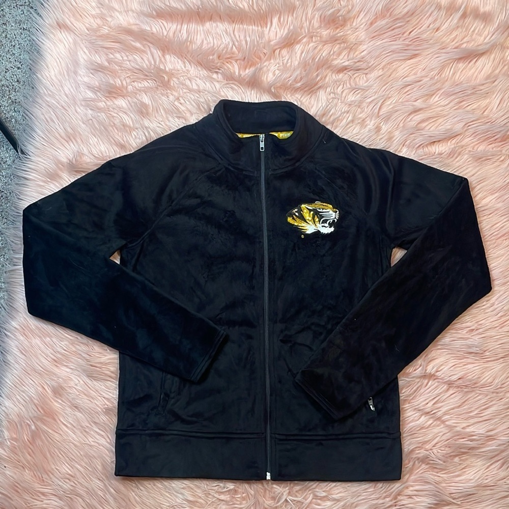 PINK X 5th & Ocean University of Missouri Tiger Fleece Jacket Size Medium
